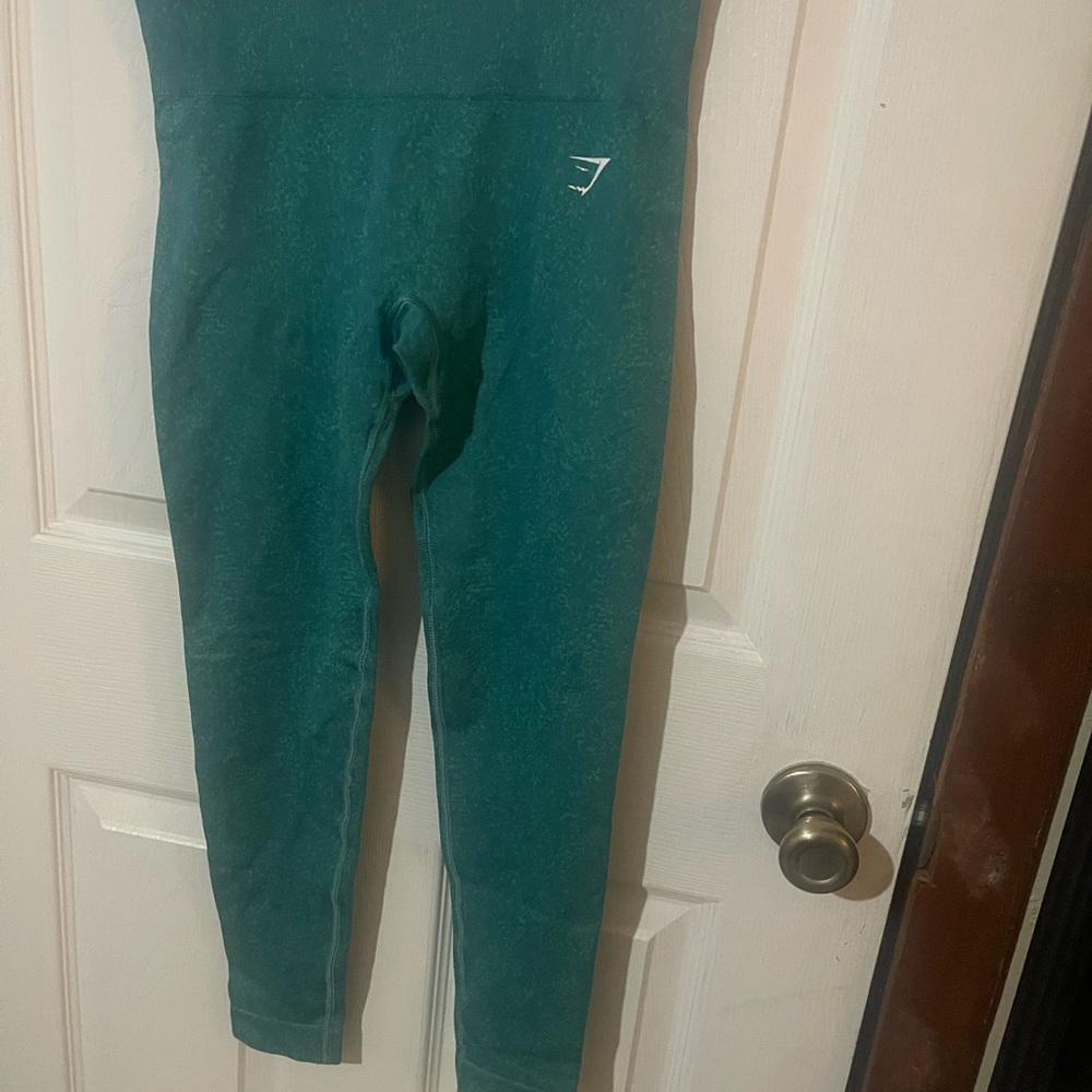 Gymshark High-Waist Teal Leggings